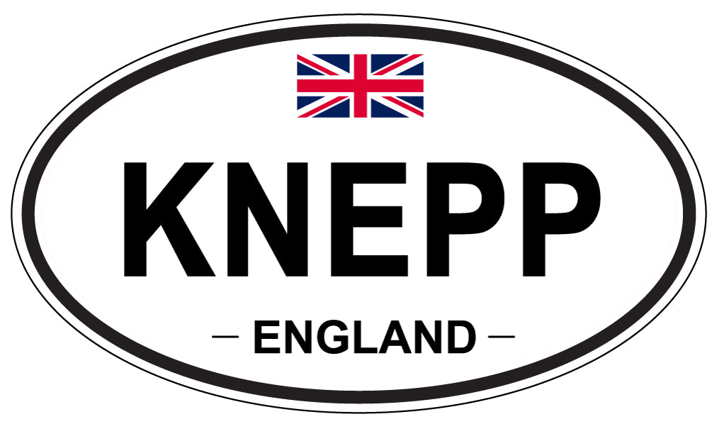 KNEPP, England - Oval Magnet