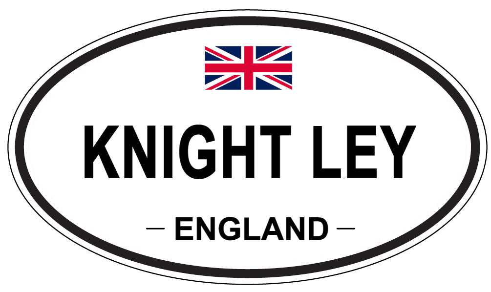 KNIGHT LEY, England - Oval Magnet