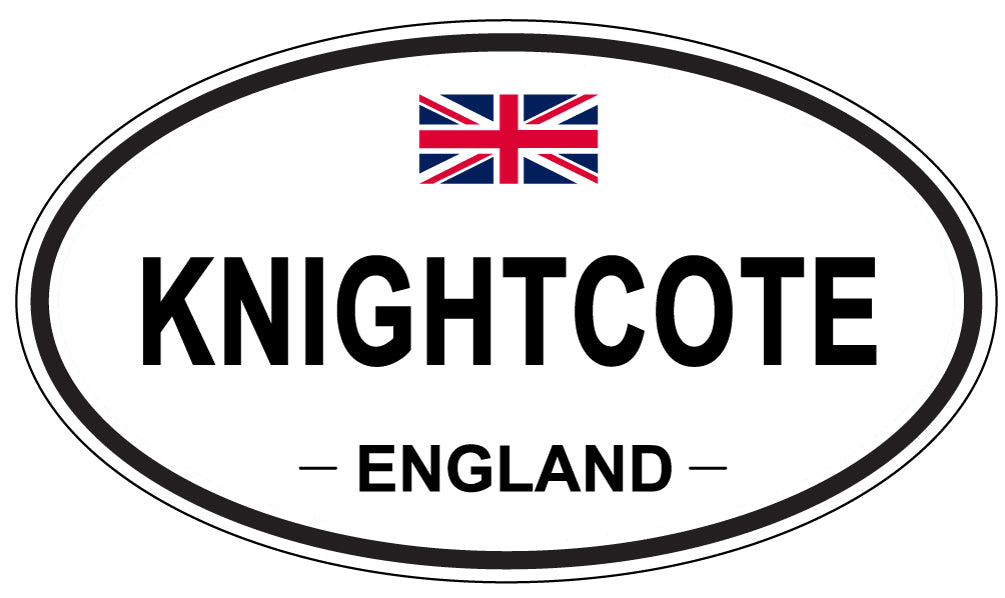 KNIGHTCOTE, ENGLAND - Oval Sticker