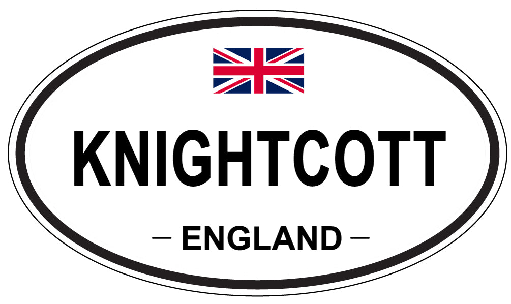 KNIGHTCOTT, England - Oval Magnet