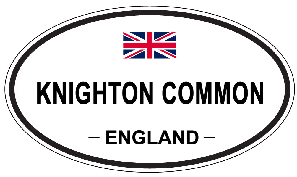 KNIGHTON COMMON, England - Oval Magnet