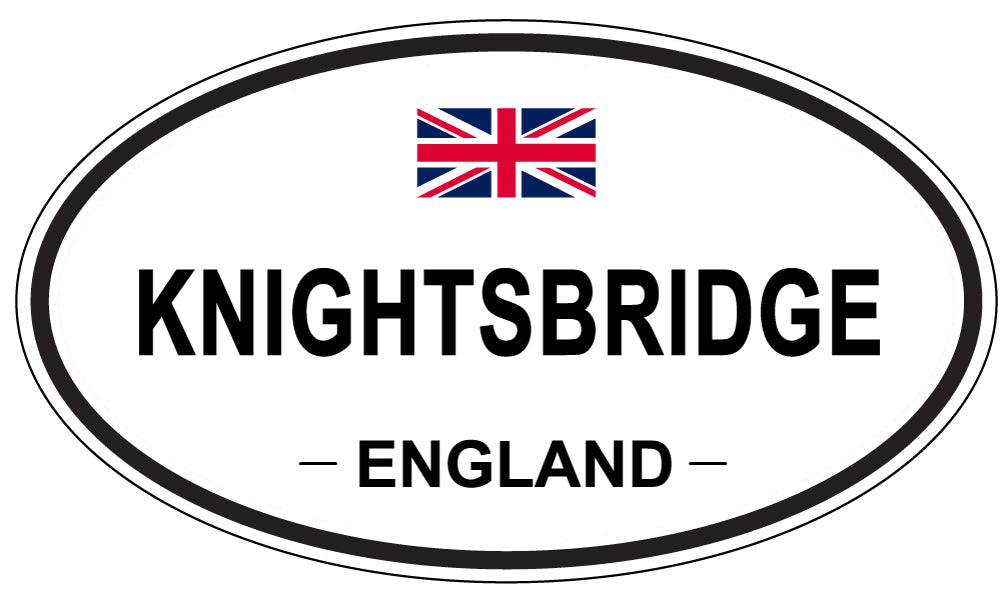 KNIGHTSBRIDGE, England - Oval Magnet
