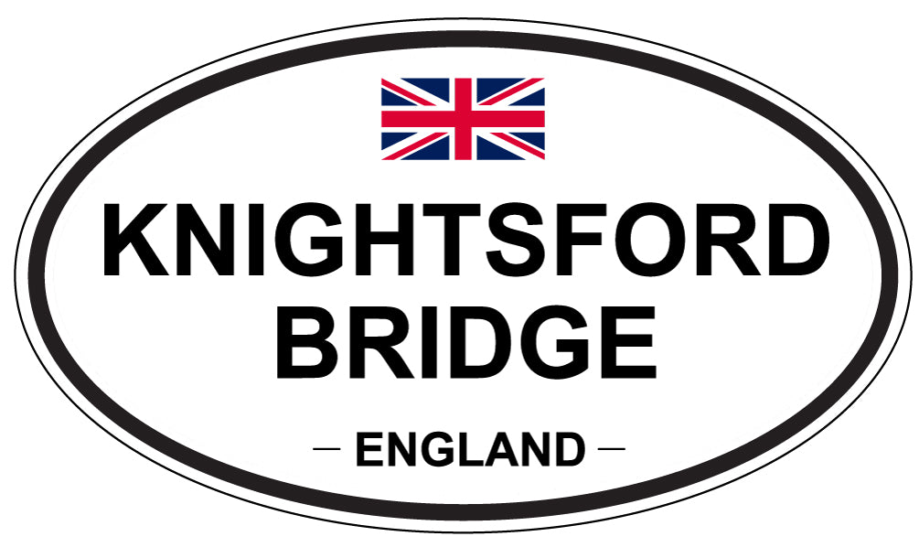 KNIGHTSFORD BRIDGE, England - Oval Magnet
