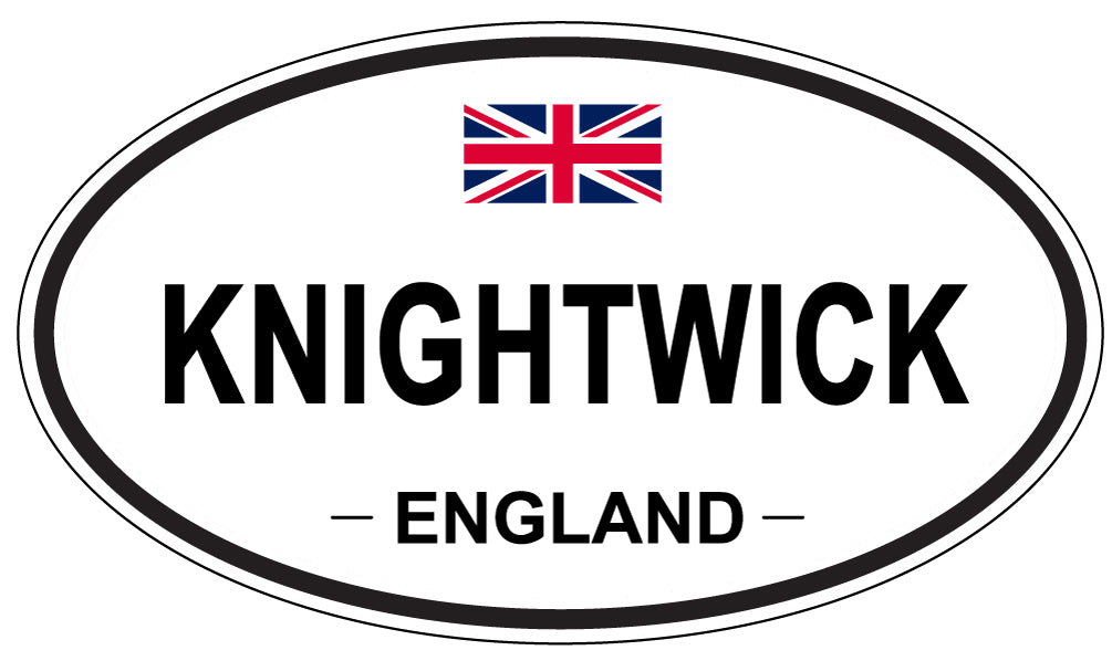 KNIGHTWICK, England - Oval Magnet