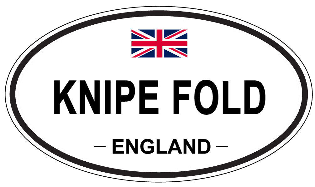 KNIPE FOLD, England - Oval Magnet