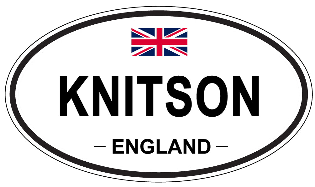 KNITSON, England - Oval Magnet