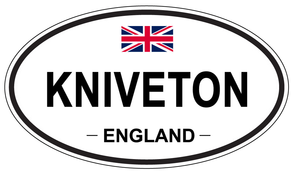 KNIVETON, England - Oval Magnet