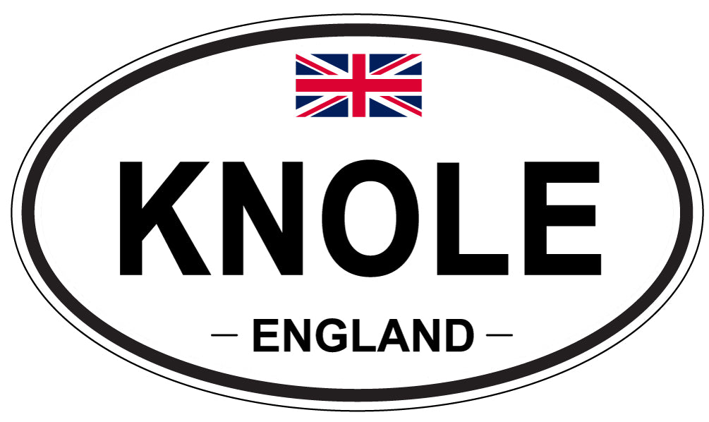 KNOLE, ENGLAND - Oval Sticker
