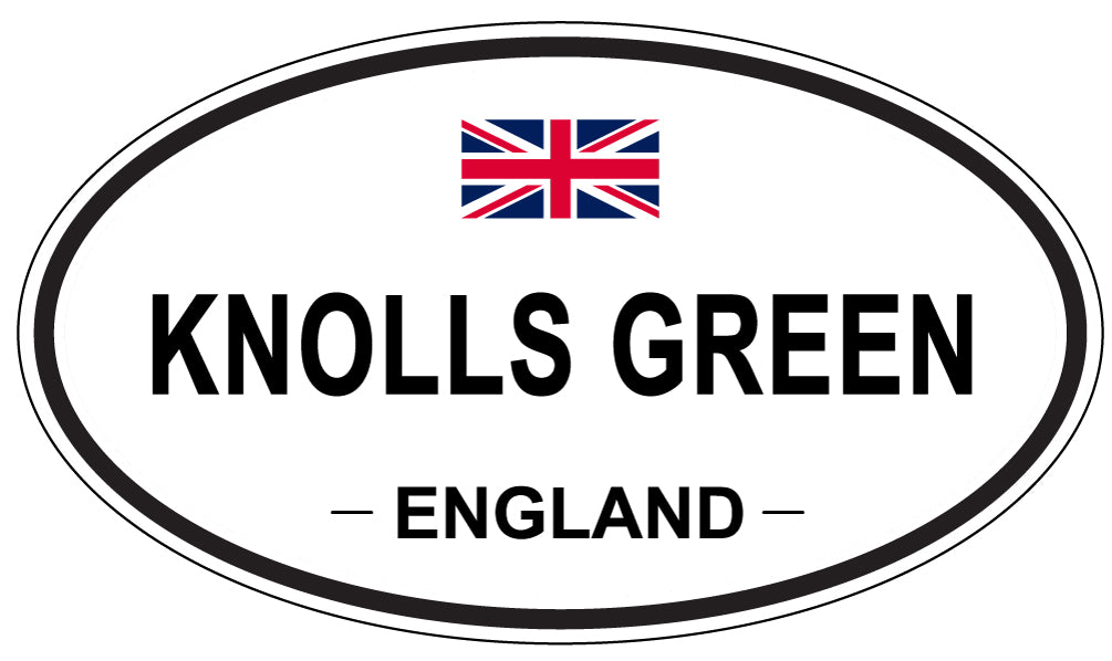 KNOLLS GREEN, England - Oval Magnet