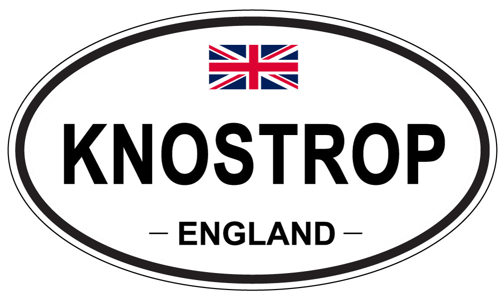 KNOSTROP, England - Oval Magnet