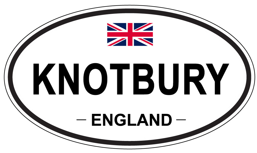 KNOTBURY, England - Oval Magnet