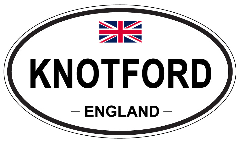 KNOTFORD, England - Oval Magnet