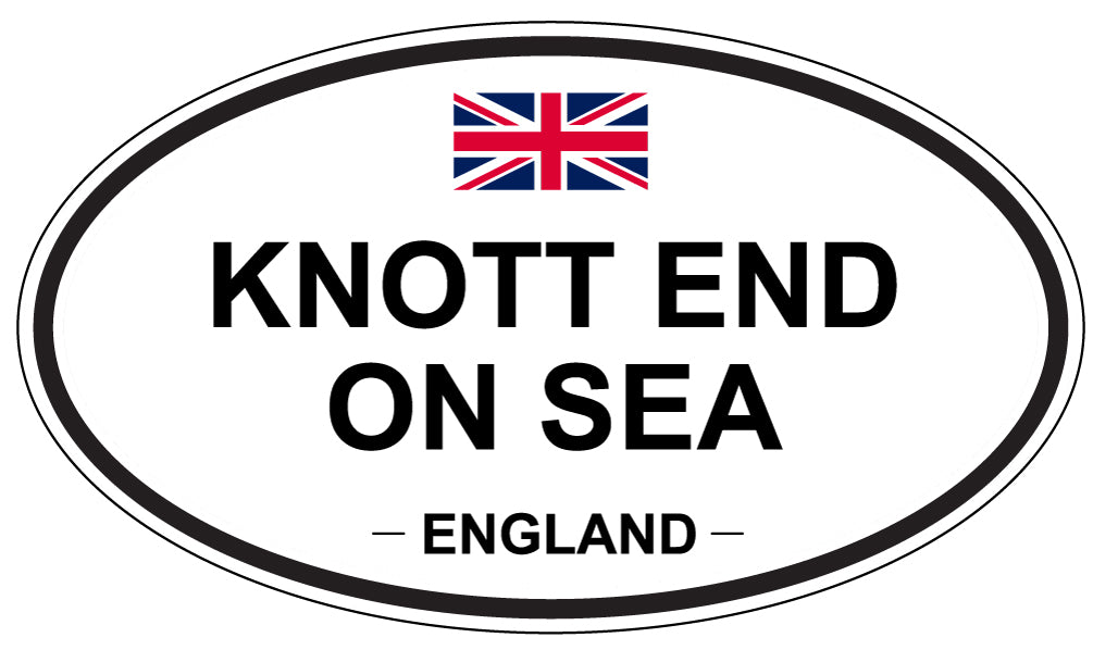 KNOTT END ON SEA, England - Oval Magnet