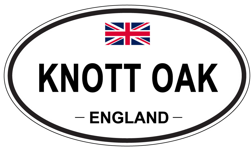 KNOTT OAK, England - Oval Magnet