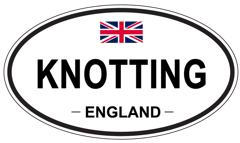 KNOTTING, England - Oval Magnet