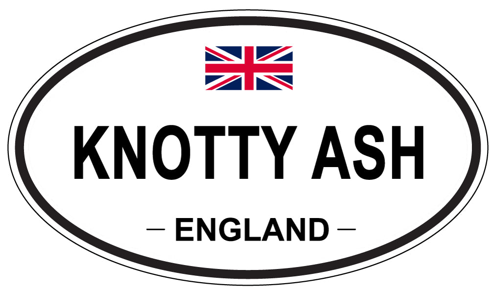 KNOTTY ASH, England - Oval Magnet