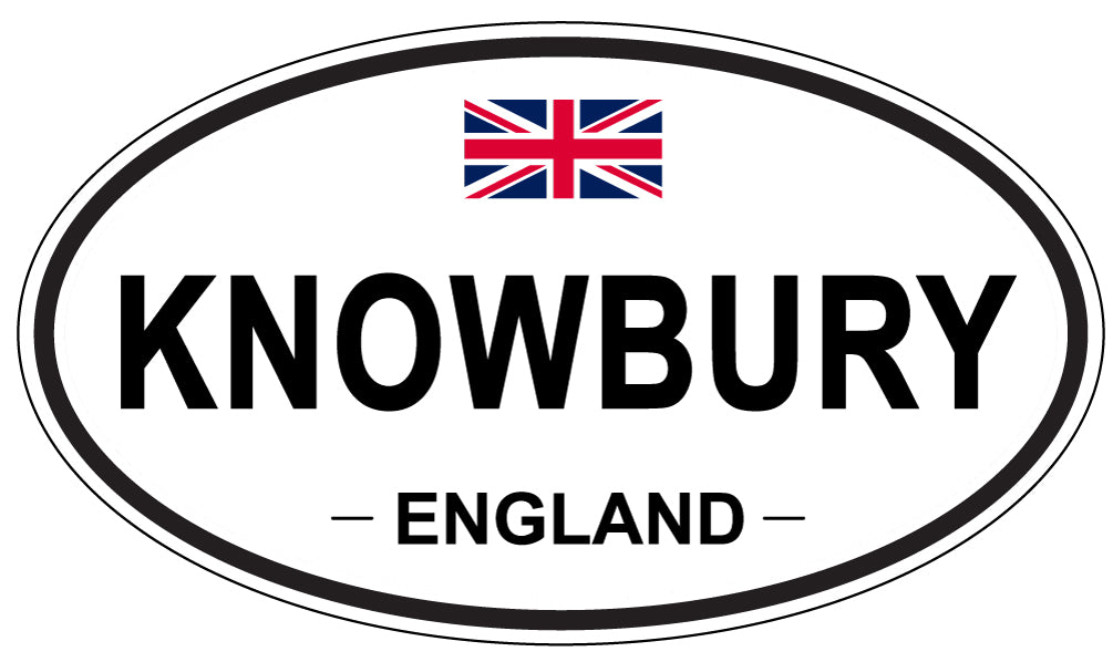 KNOWBURY, ENGLAND - Oval Sticker