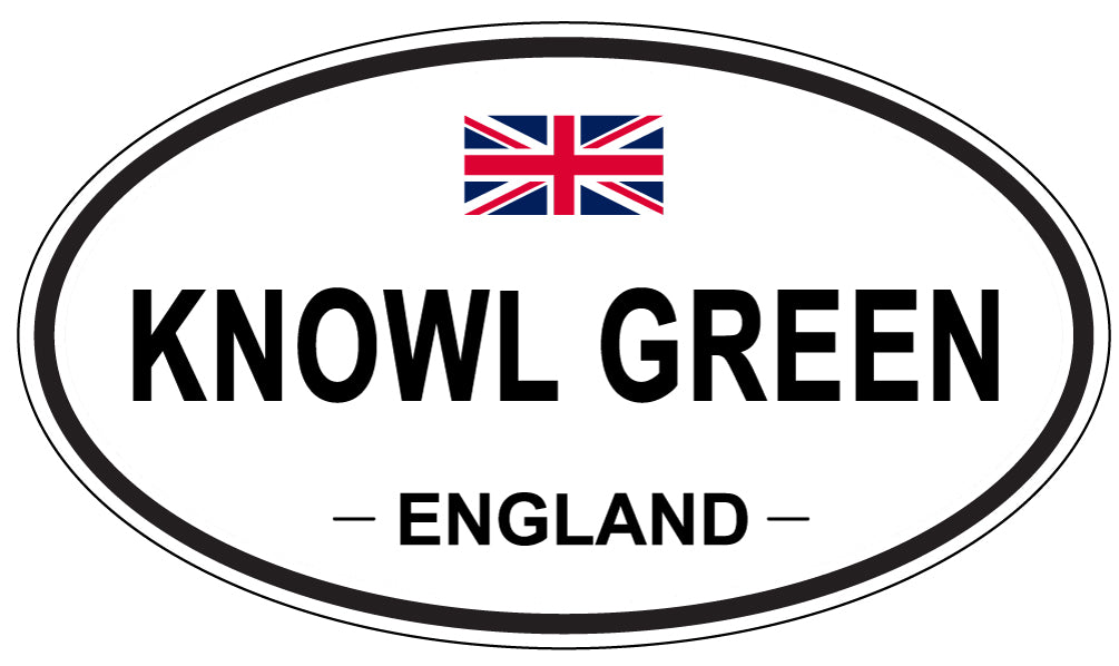 KNOWL GREEN, England - Oval Magnet