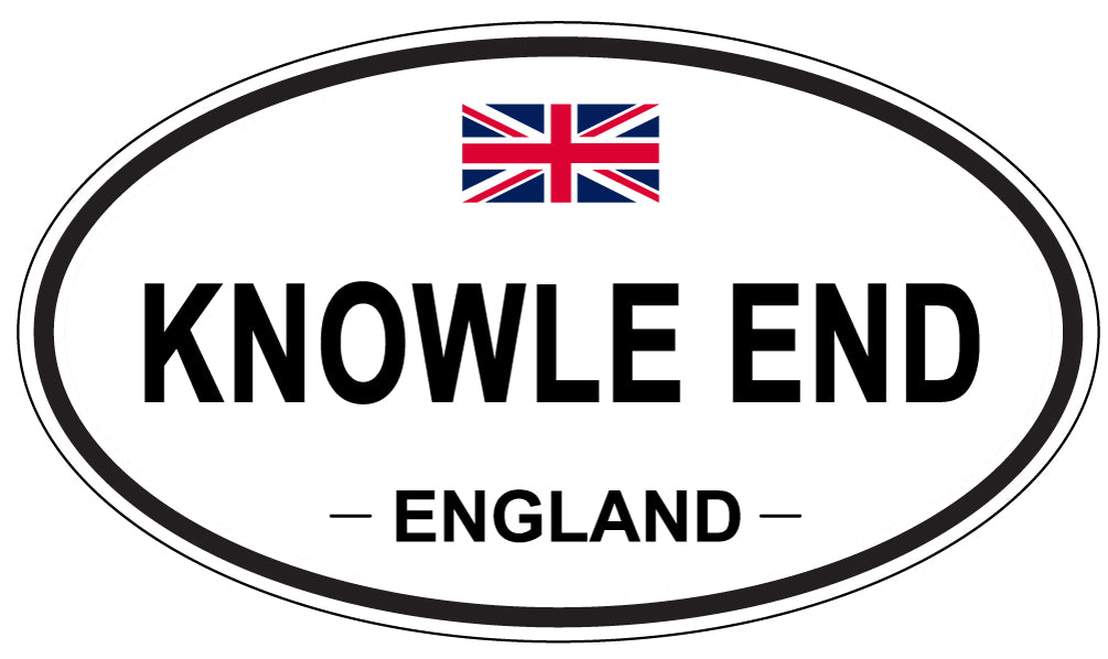KNOWLE END, England - Oval Magnet
