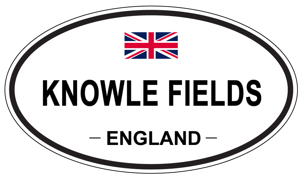 KNOWLE FIELDS, England - Oval Magnet