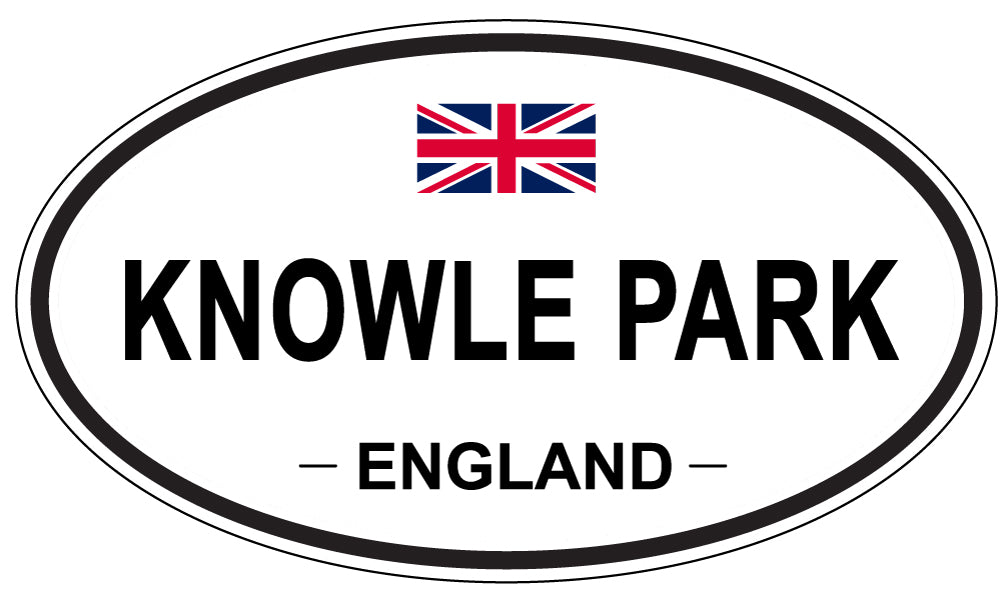 KNOWLE PARK, England - Oval Magnet