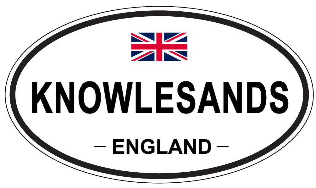 KNOWLESANDS, England - Oval Magnet