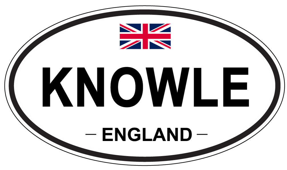 KNOWLE, England - Oval Magnet