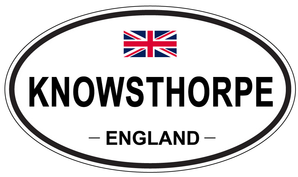 KNOWSTHORPE, England - Oval Magnet