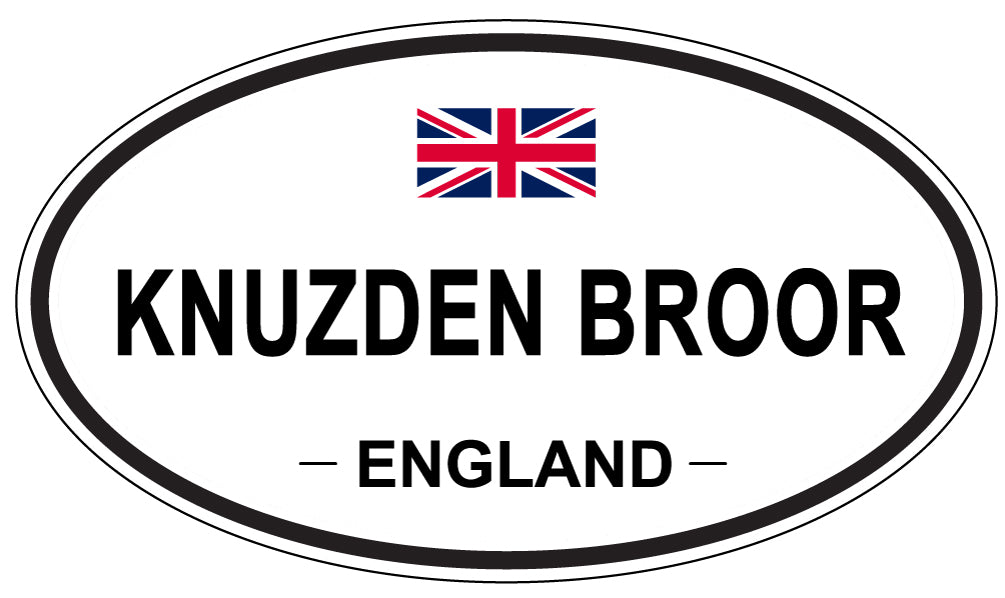 KNUZDEN BROOR, England - Oval Magnet