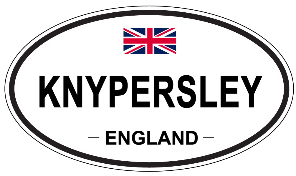 KNYPERSLEY, England - Oval Magnet