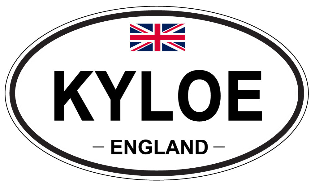 KYLOE, England - Oval Magnet