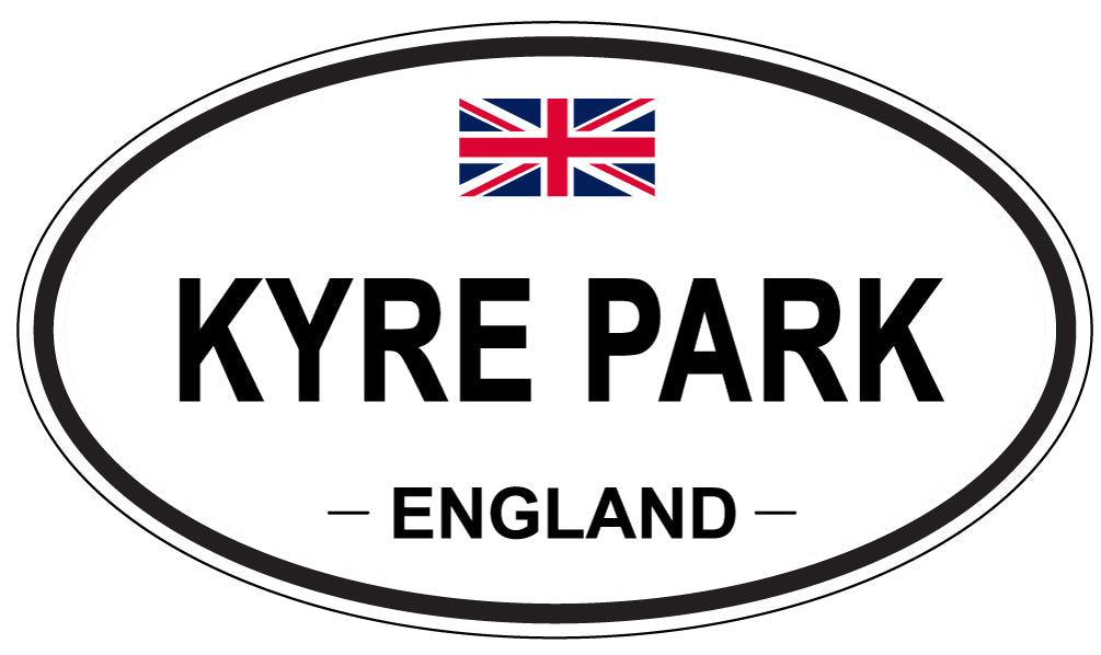 KYRE PARK, England - Oval Magnet