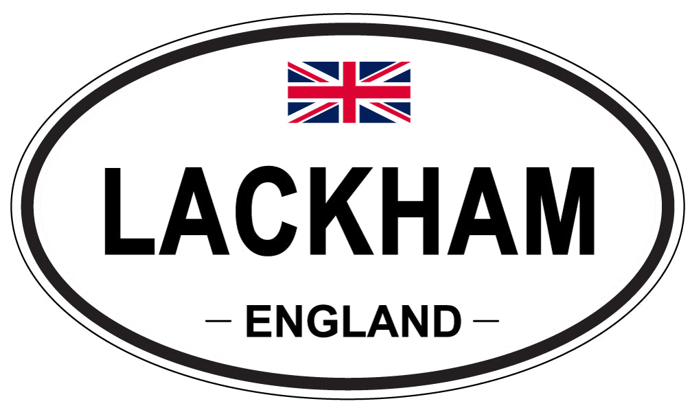 LACKHAM, England - Oval Magnet