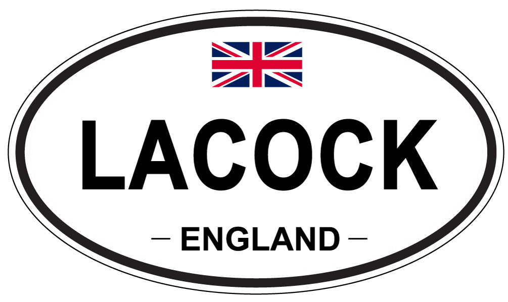 LACOCK, England - Oval Magnet