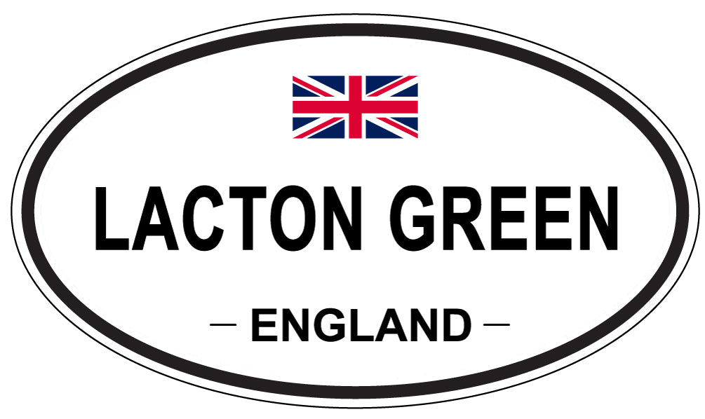 LACTON GREEN, England - Oval Magnet