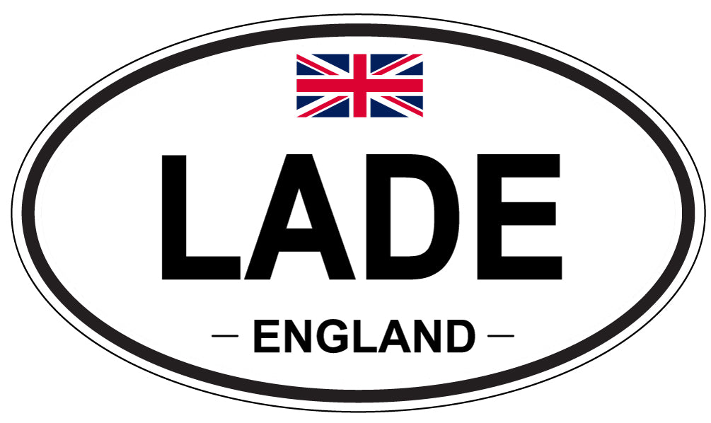 LADE, England - Oval Magnet