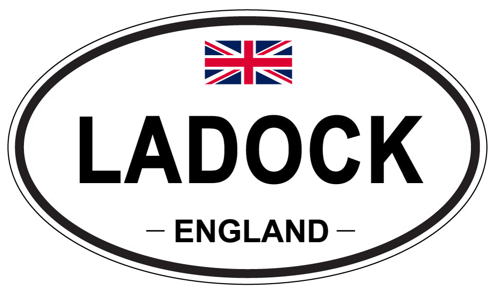 LADOCK, England - Oval Magnet