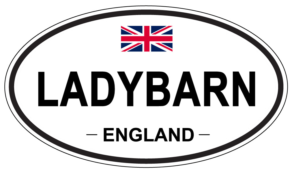 LADYBARN, England - Oval Magnet