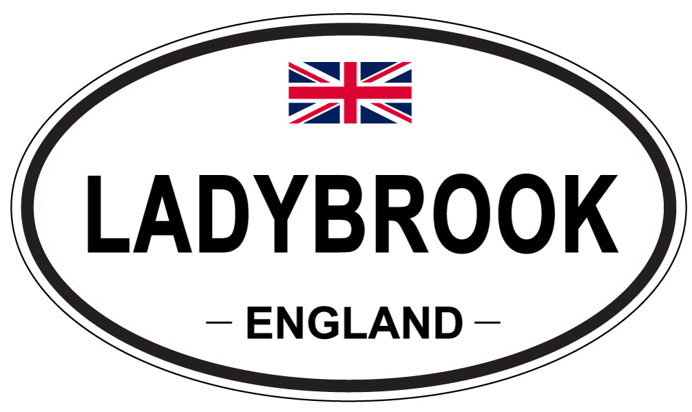 LADYBROOK, England - Oval Magnet