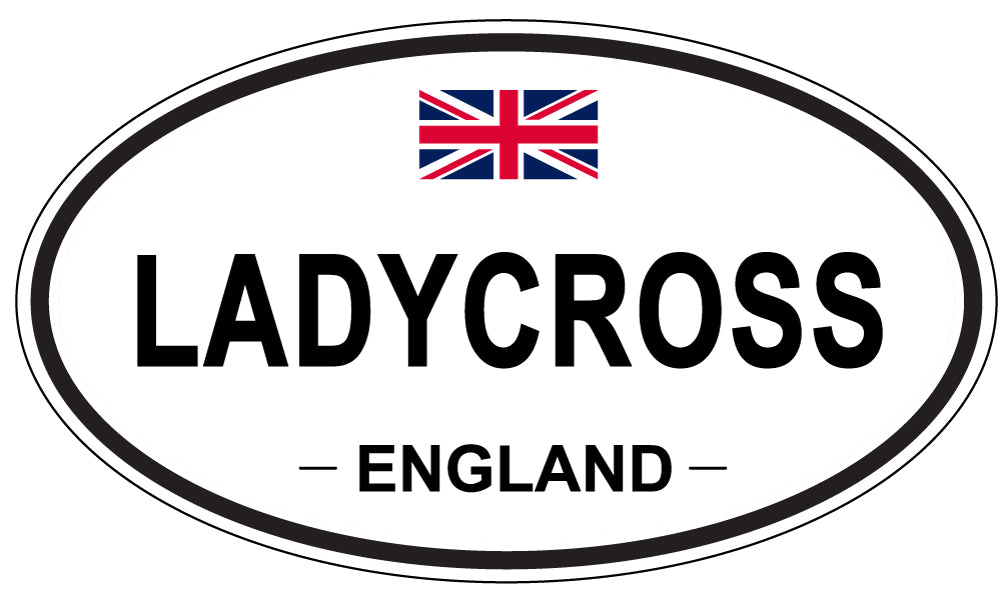 LADYCROSS, England - Oval Magnet