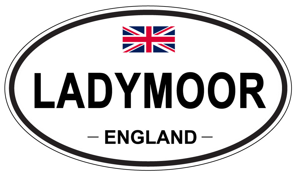 LADYMOOR, England - Oval Magnet