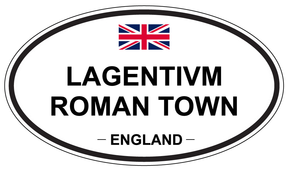 LAGENTIVM ROMAN TOWN, England - Oval Magnet