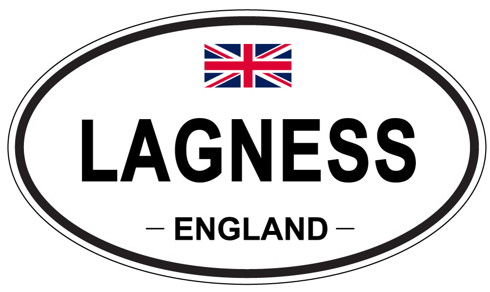 LAGNESS, England - Oval Magnet