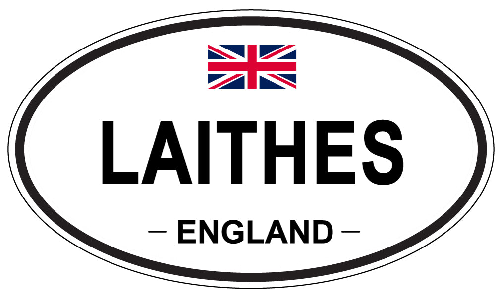 LAITHES, ENGLAND - Oval Sticker