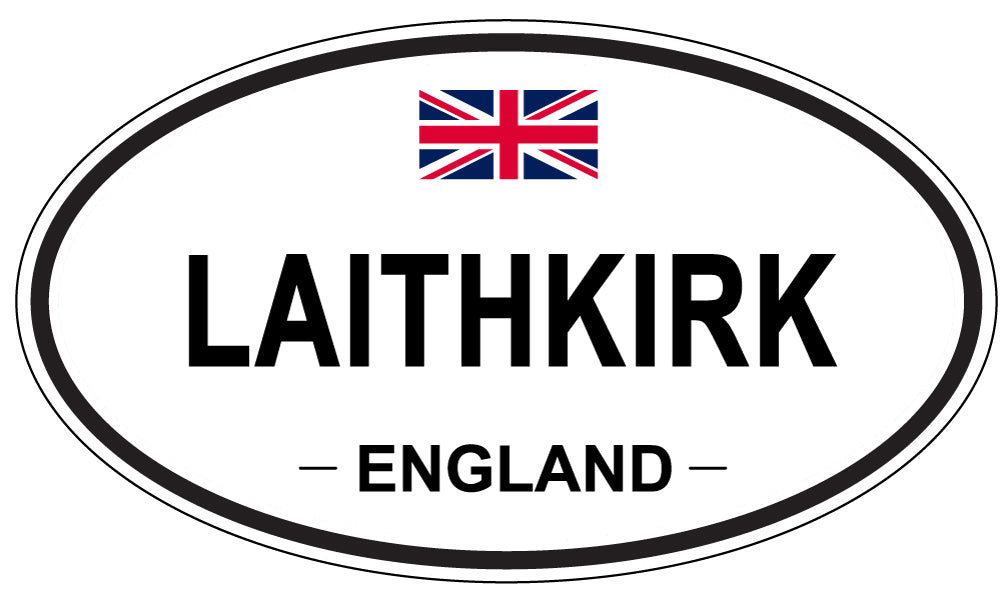 LAITHKIRK, ENGLAND - Oval Sticker