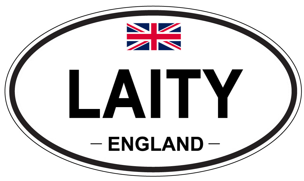 LAITY, England - Oval Magnet