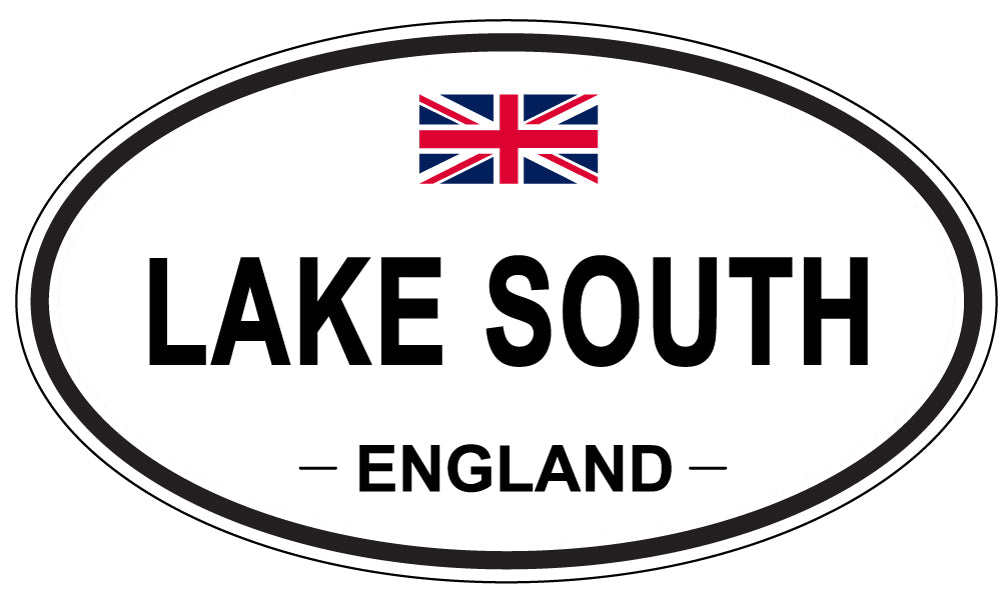 LAKE SOUTH, England - Oval Magnet