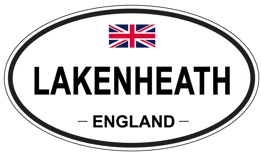 LAKENHEATH, ENGLAND - Oval Sticker