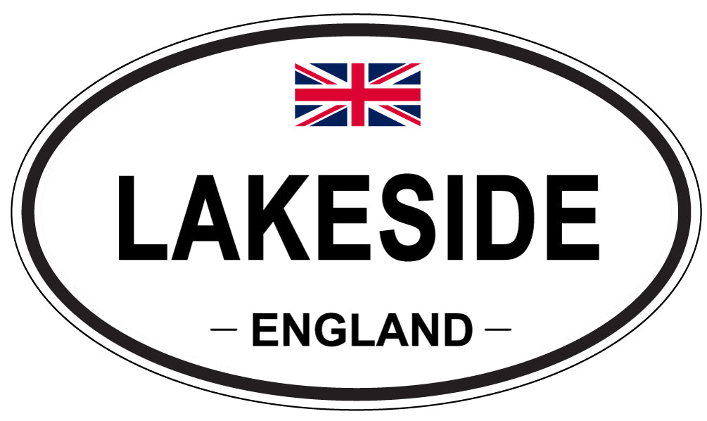 LAKESIDE, England - Oval Magnet