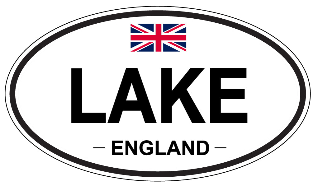 LAKE, England - Oval Magnet